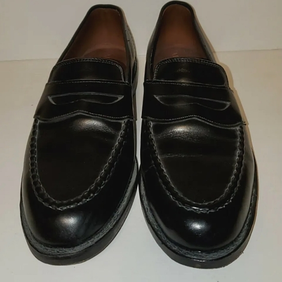 ALLEN EDMONDS Randolph Penny Loafers Men's Moc Toe Black Dress Shoes - Picture 3 of 11